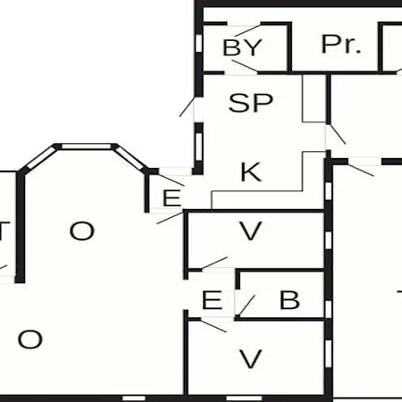 בית נופש 9 Person In S By Sæby